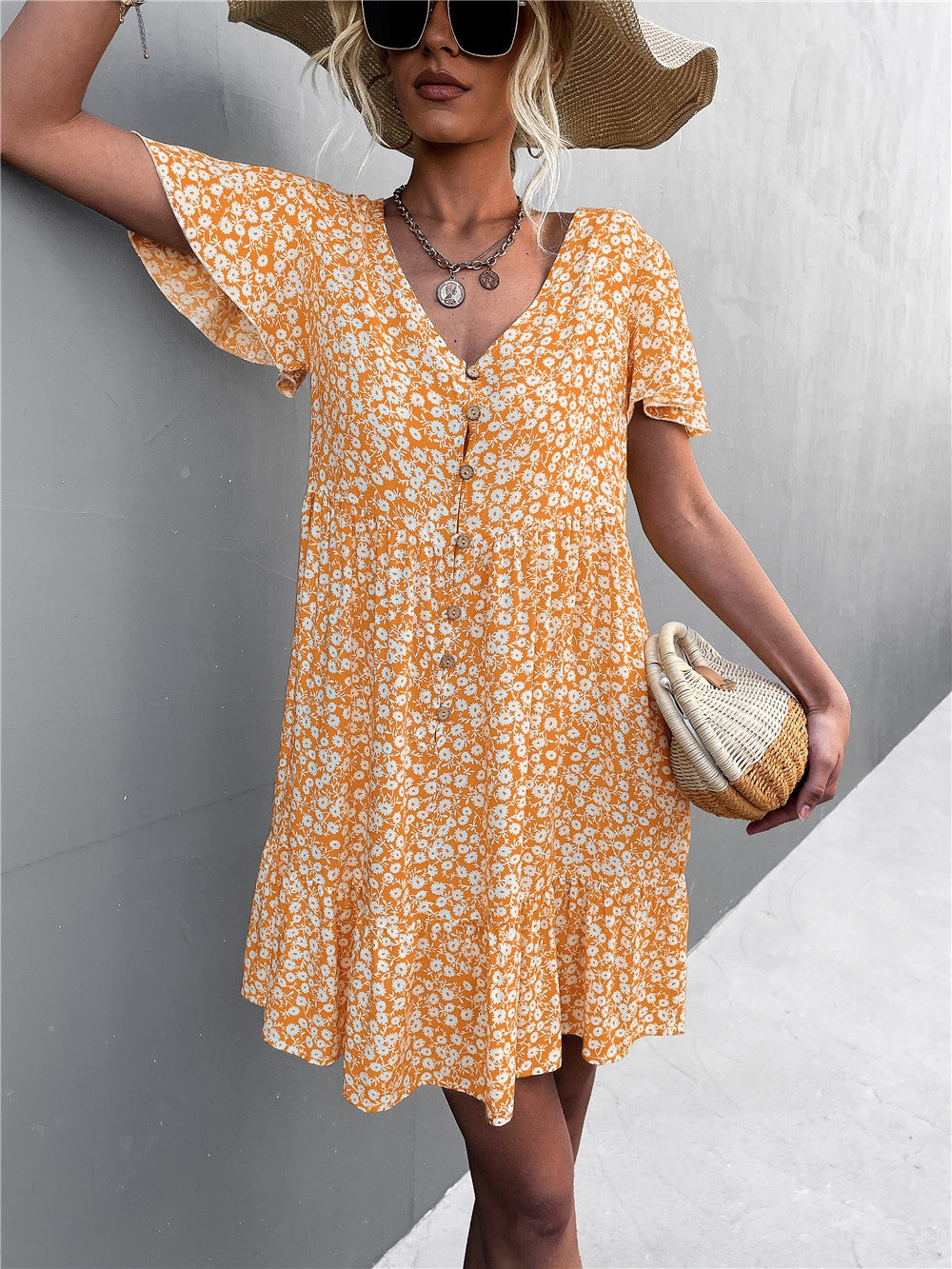 Sun Kissed Floral Dress