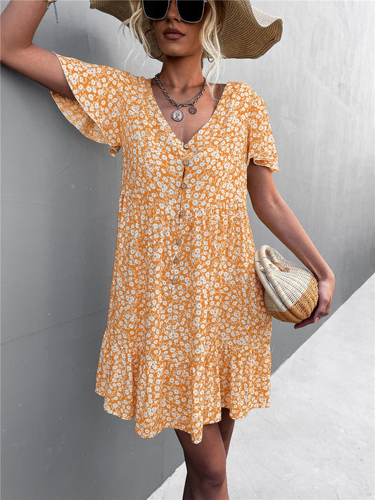 Sun Kissed Floral Dress