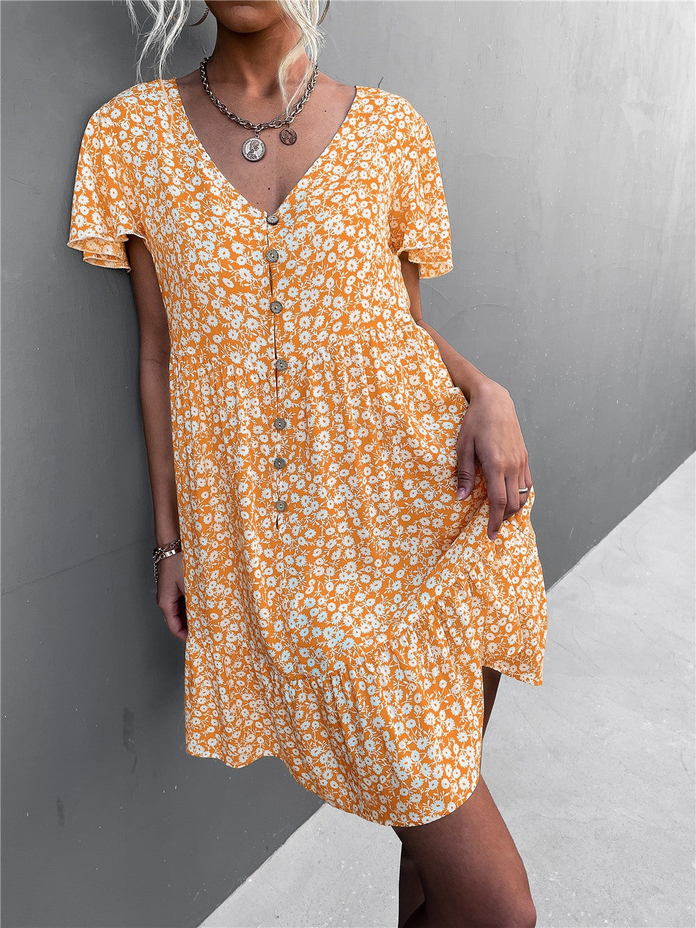 Sun Kissed Floral Dress