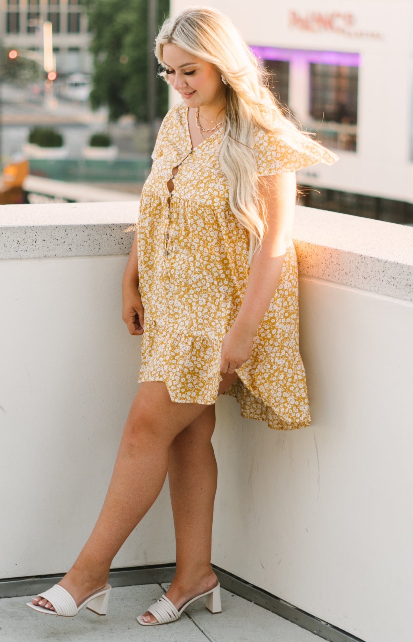 Sun Kissed Floral Dress