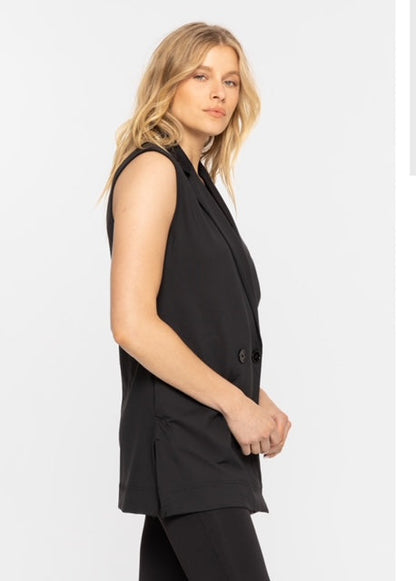 Identity Biz Sleeveless Vest Blazer